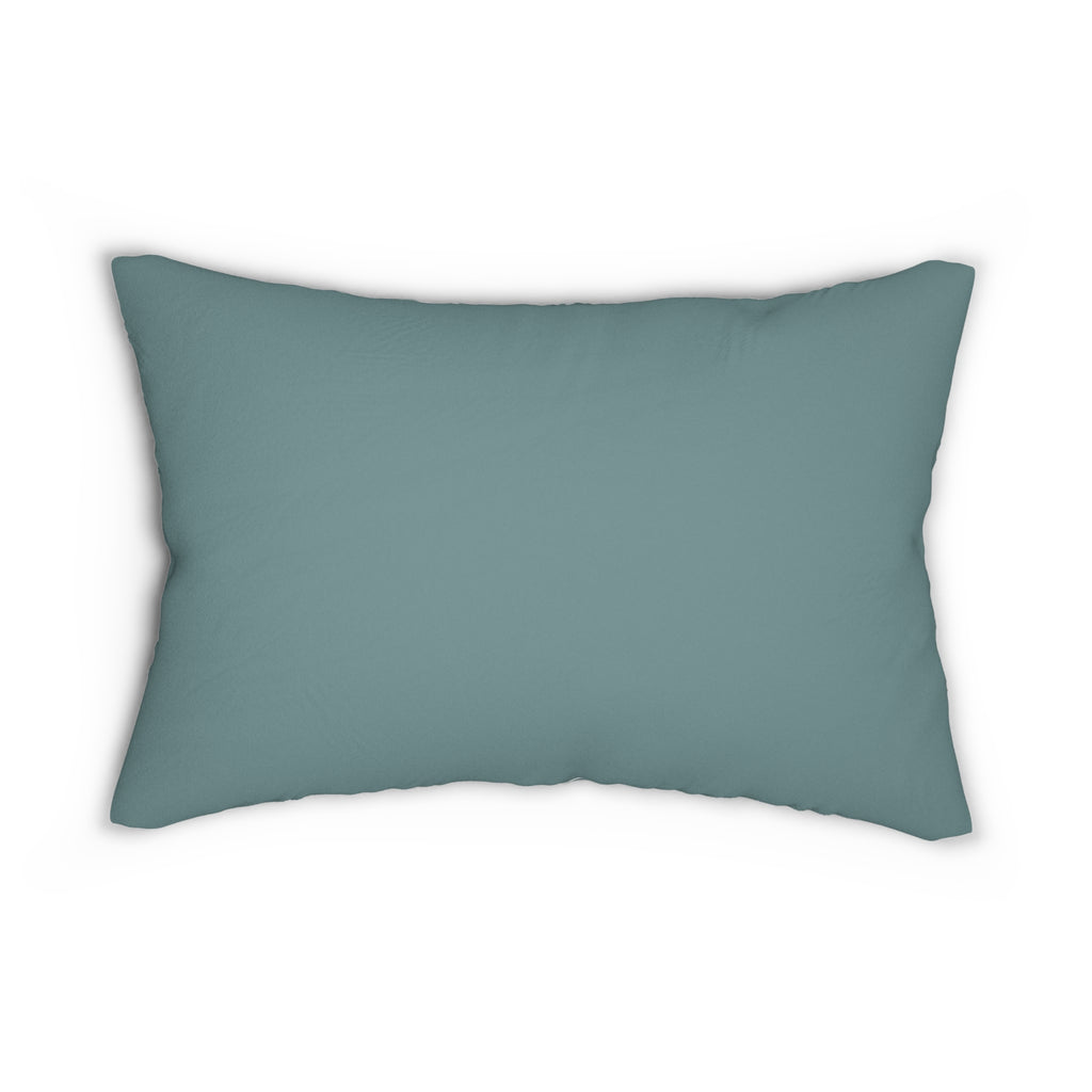 Lounge Pillow, Throw Pillow with Fillers/Insert (Single Piece) : Grey Cyan