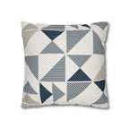 Two Way Cushion Cover, Throw pillow Case for Couch ( Single Piece) : Geometric Pattern - SnugLiving