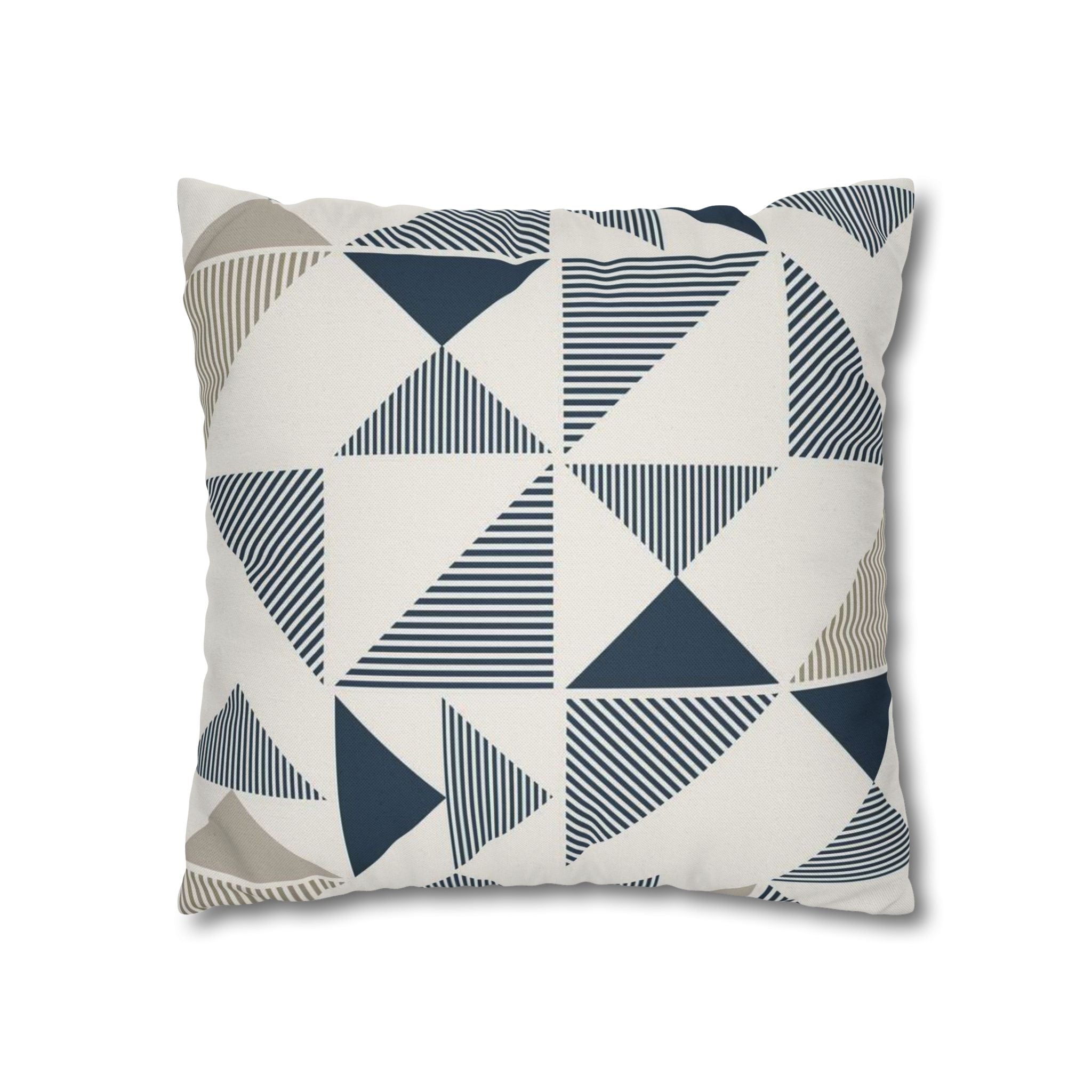 Two Way Cushion Cover, Throw pillow Case for Couch ( Single Piece) : Geometric Pattern