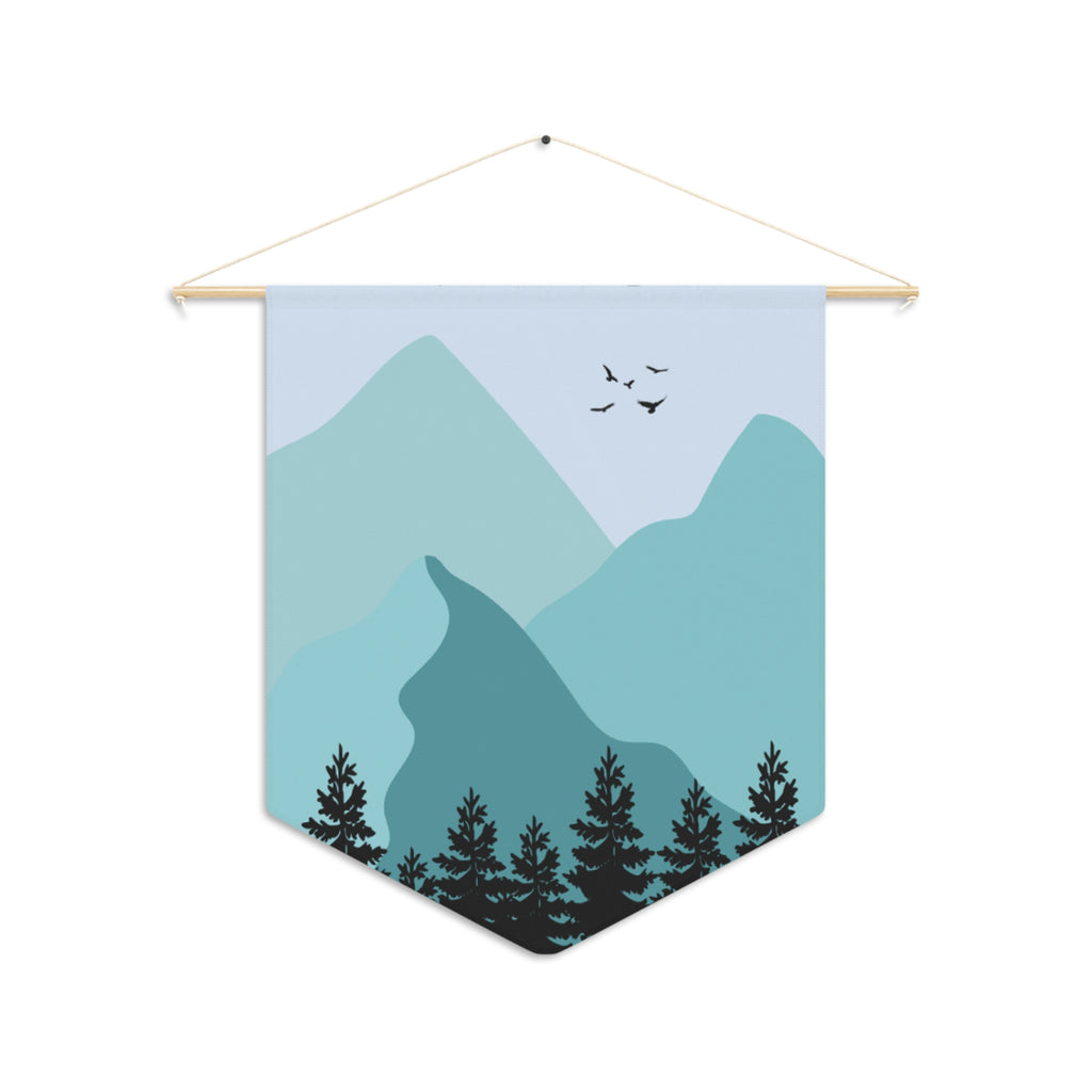 Pennant Flag/Wall Art - Mountain Scene