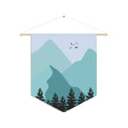 Pennant Flag/Wall Art - Mountain Scene - SnugLiving