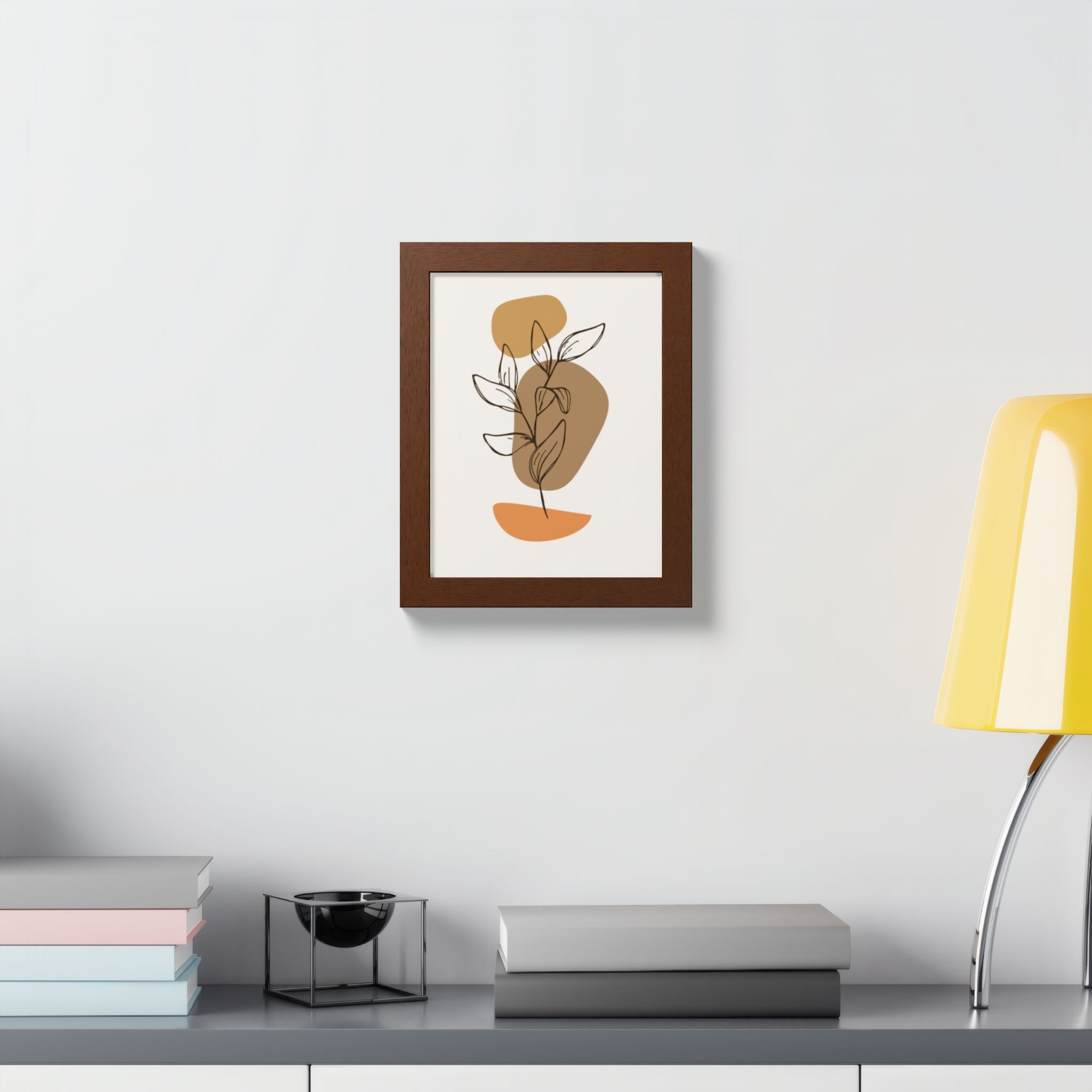 Multi-Color Framed Poster | Abstract Wall Art, Boho Home Decor | Pattern 9