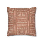 Two Way Cushion Cover, Throw pillow Case for Couch ( Single Piece) : Pastel Grey Orange - SnugLiving