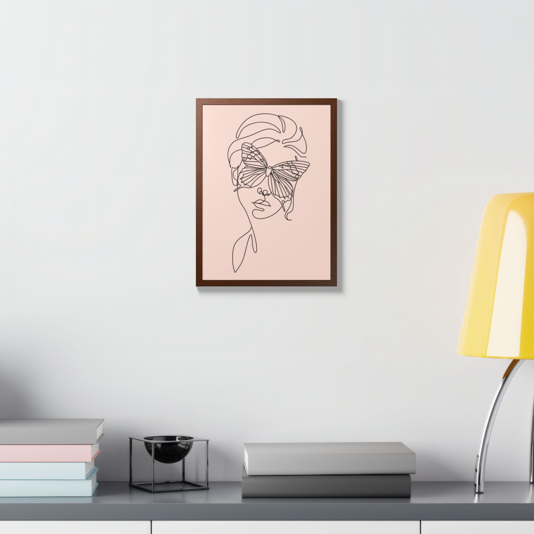 Multi-Color Framed Poster | Abstract Wall Art, Boho Home Decor | Pattern 7