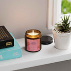 Peppered Passionfruit Scented Candle, Aromatic Glass Candle | SnugLiving - SnugLiving