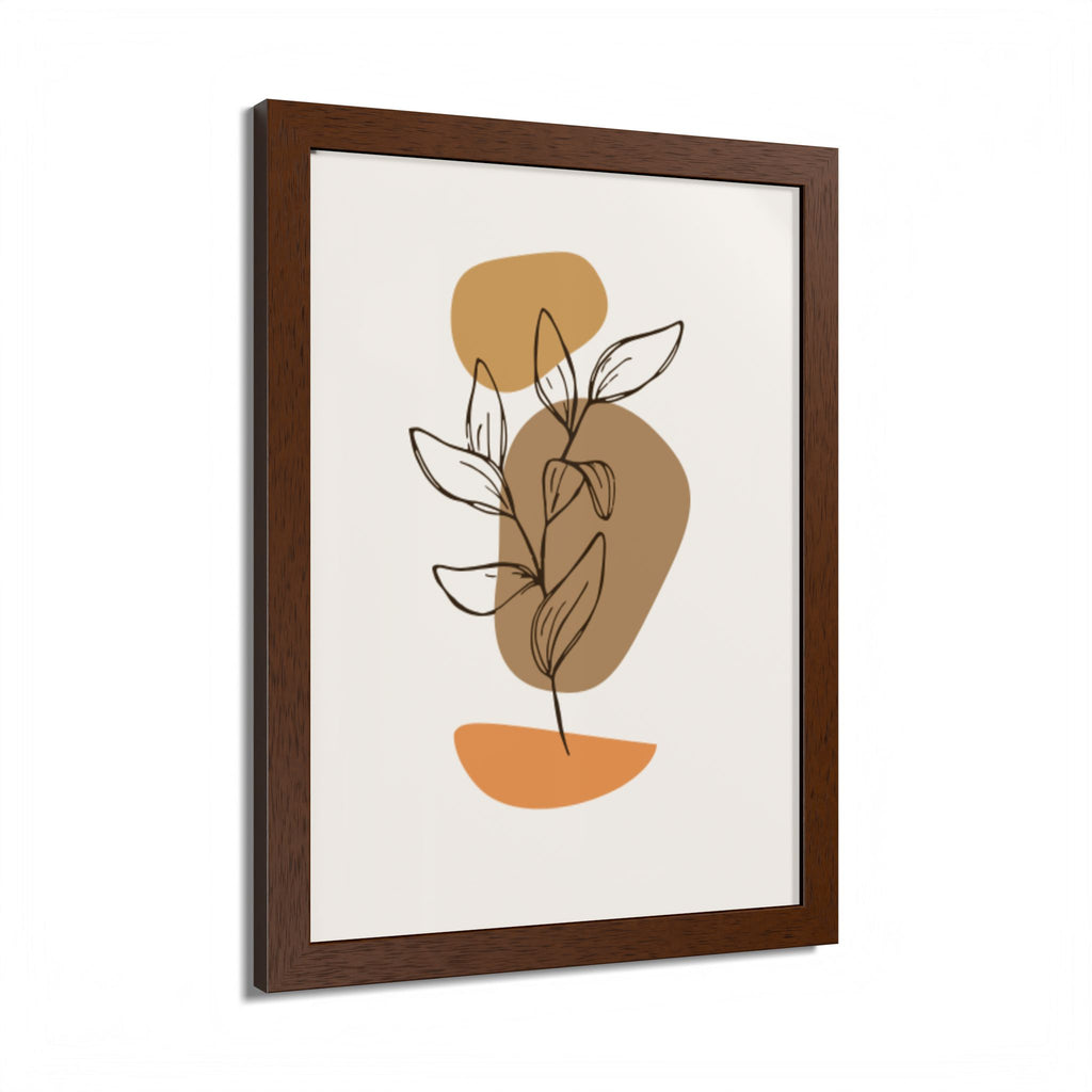 Multi-Color Framed Poster | Abstract Wall Art, Boho Home Decor | Pattern 9