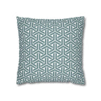 Cushion Cover, Throw pillow Case for Couch (Single Piece) : Patterned Grey Azure - SnugLiving