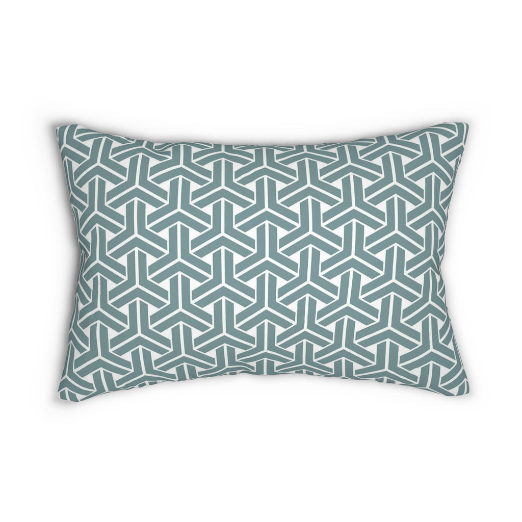 Lounge Pillow, Throw Pillow with Fillers/Insert (Single Piece) : Grey Cyan