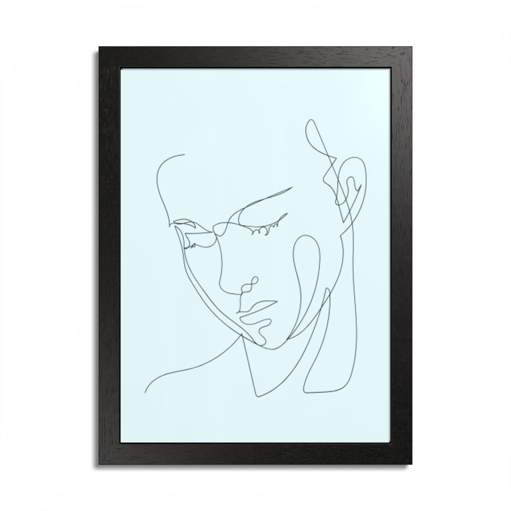 Multi-Color Framed Poster | Abstract Wall Art, Boho Home Decor | Pattern 8