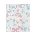 Microfiber Blanket | Soft Throw for Home Decor - Blue,White & Pink - SnugLiving