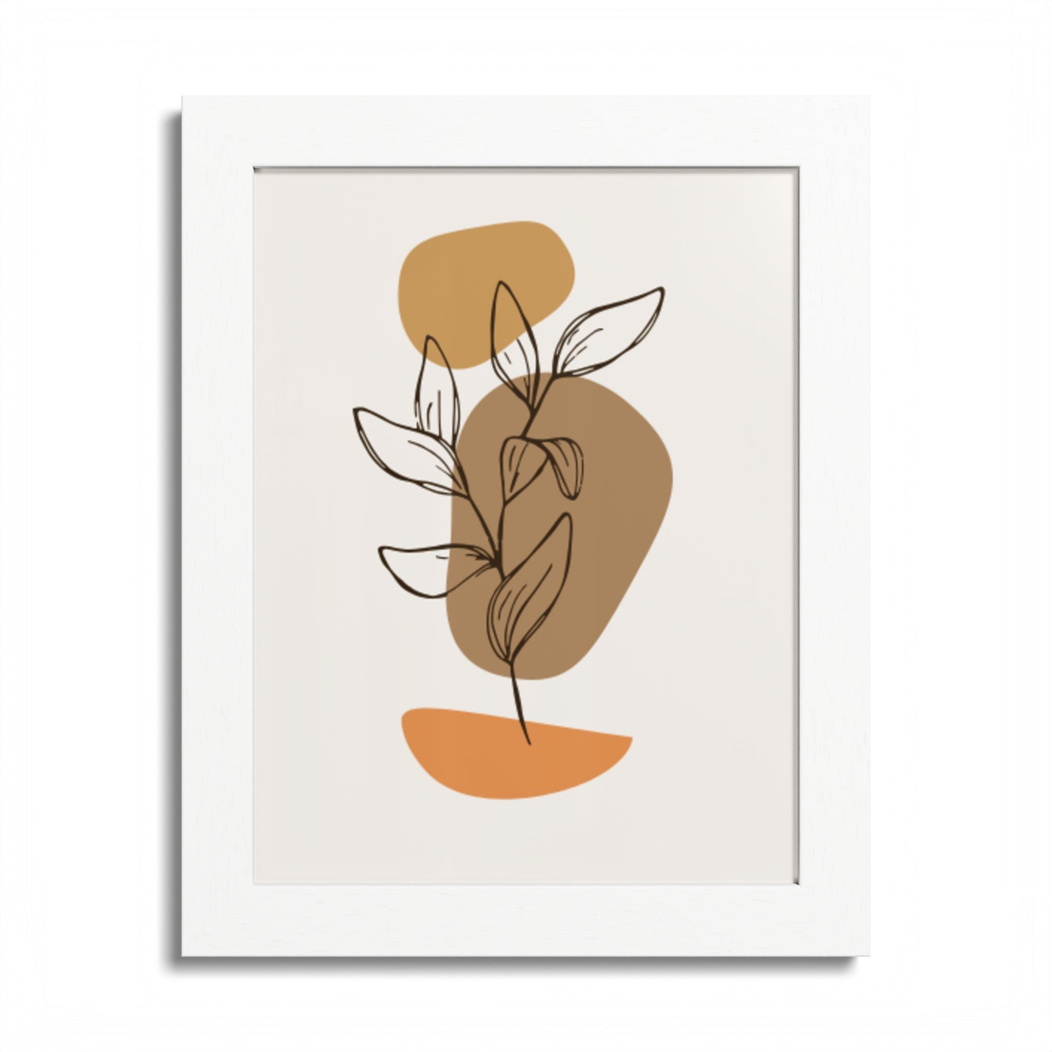 Multi-Color Framed Poster | Abstract Wall Art, Boho Home Decor | Pattern 9