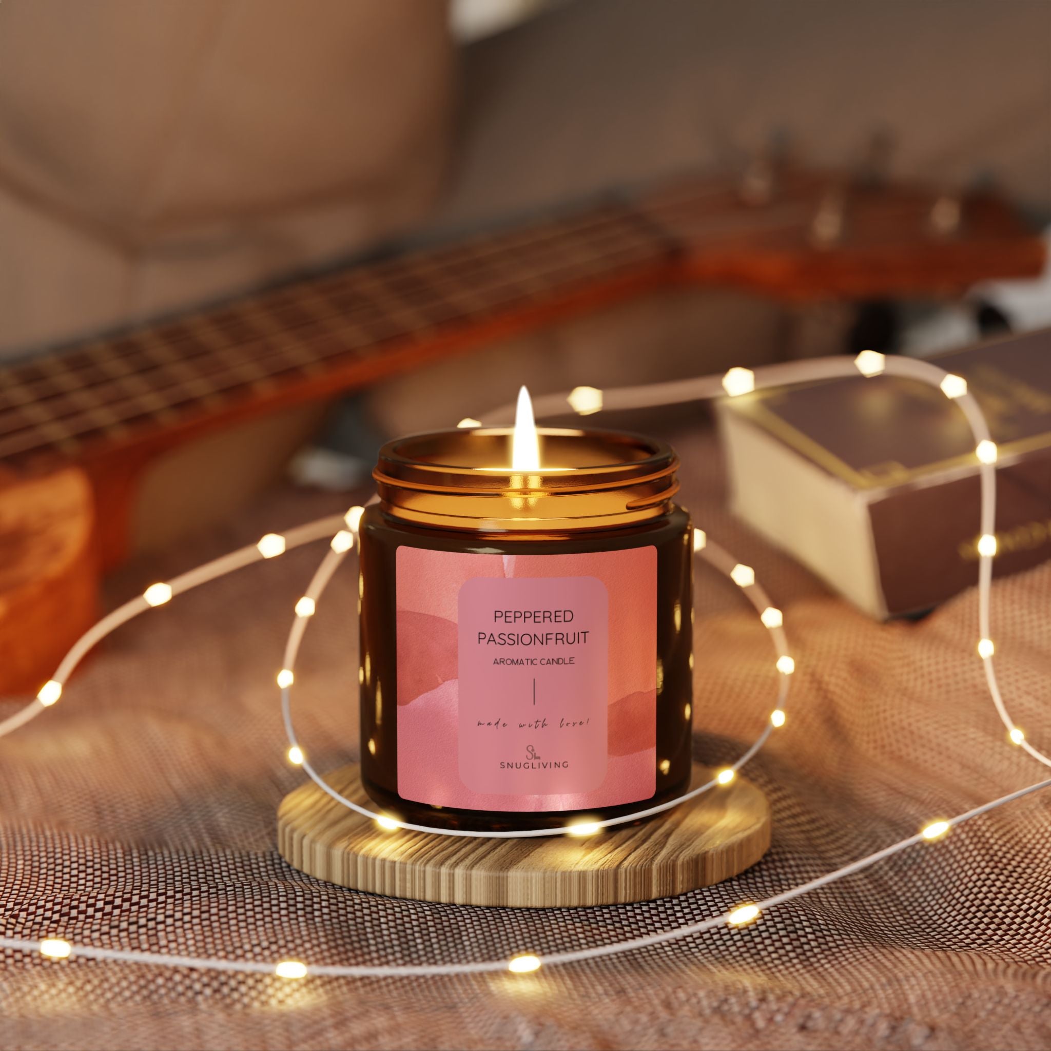 SnugLiving Aromatic/Scented Soy Candle : Peppered Passionfruit