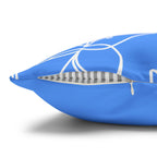 Cushion Cover, Throw pillow Case for Couch (Single Piece) : Soft Blue - SnugLiving