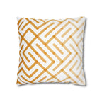 Cushion Cover, Throw pillow Case for Couch ( Single Piece) : Patterned Orange - SnugLiving