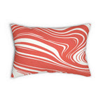 Lounge Pillow, Throw Pillow with Fillers/Insert (Single Piece) : Red Abstract - SnugLiving