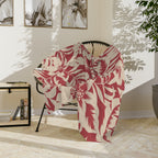 Microfiber Blanket | Soft Throw for Home Decor - Crimson Red - SnugLiving