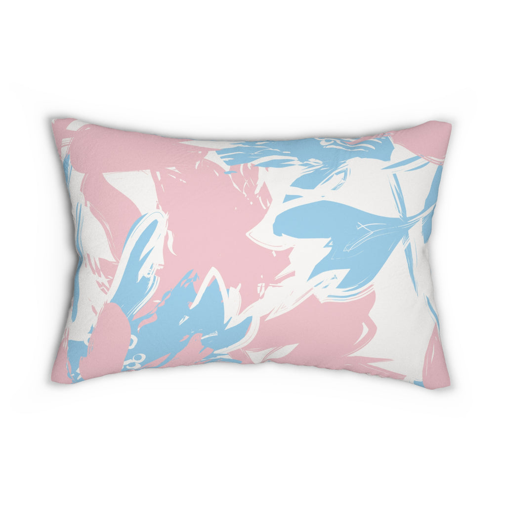 Lounge Pillow, Throw Pillow with Fillers/Insert (Single Piece) : Blue & Pink
