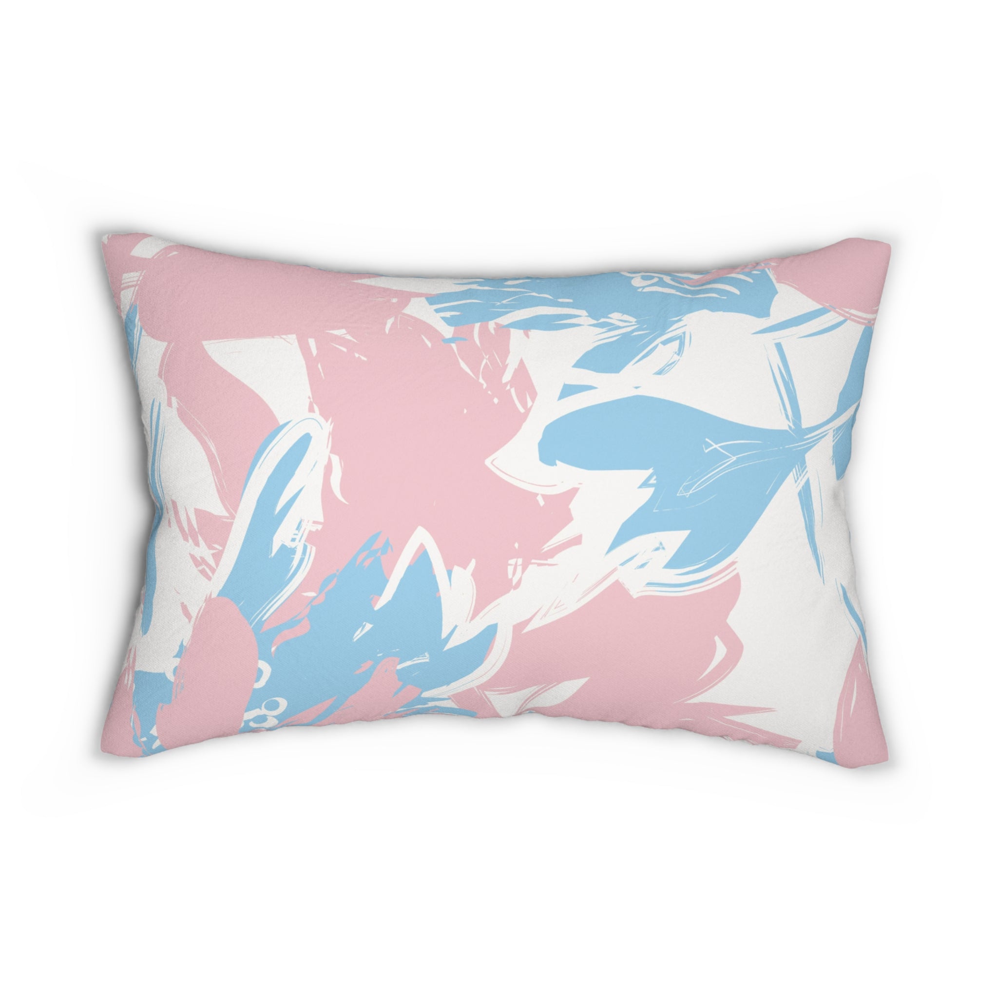Lounge Pillow, Throw Pillow with Fillers/Insert (Single Piece) : Blue & Pink