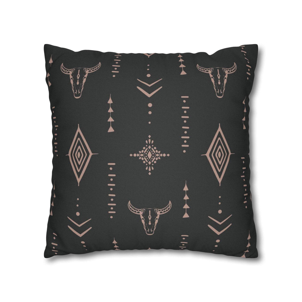 Cushion Cover, Throw pillow Case for Couch ( Single Piece) : Charcoal Black - SnugLiving
