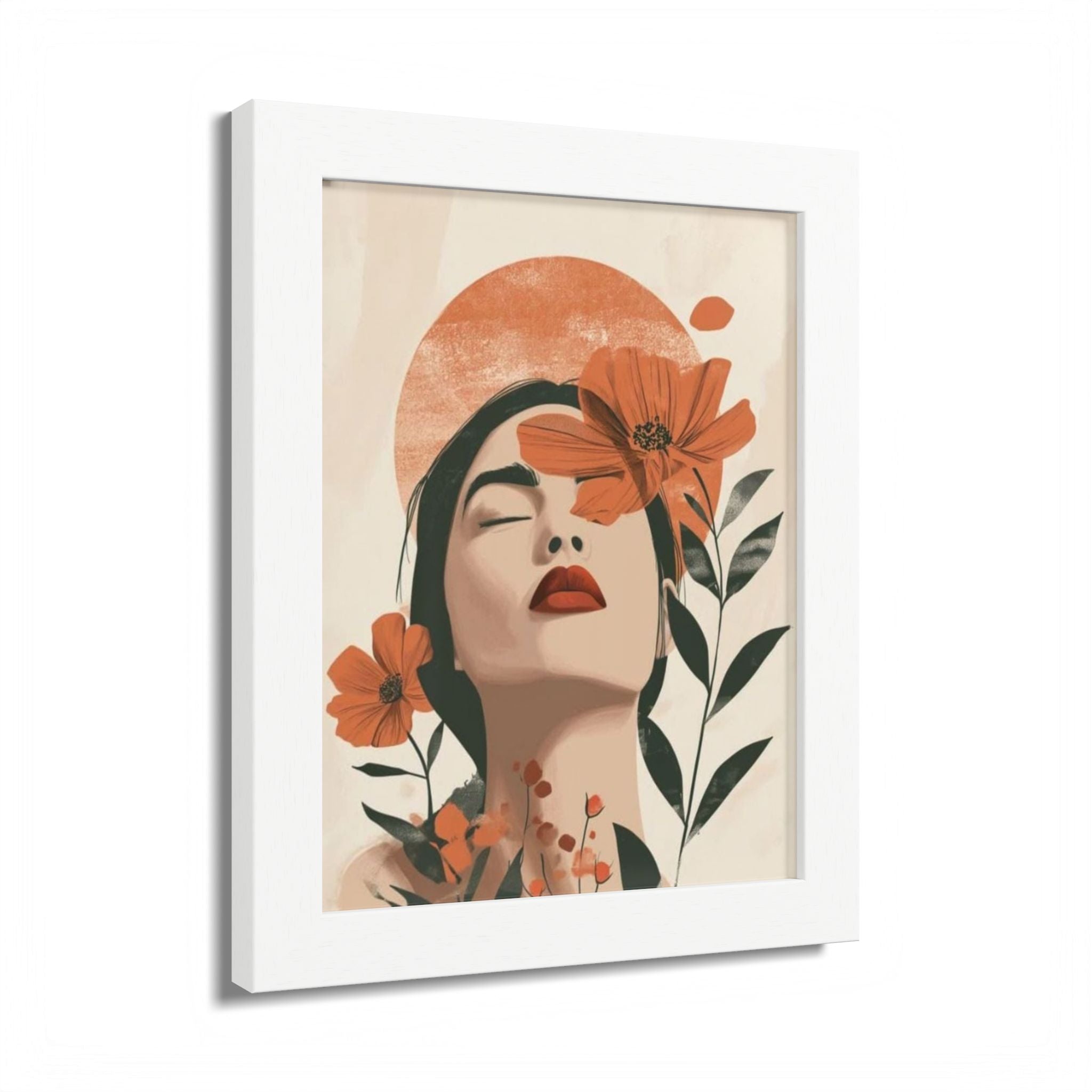 Multi-Color Framed Poster | Abstract Wall Art, Boho Home Decor | Pattern 10
