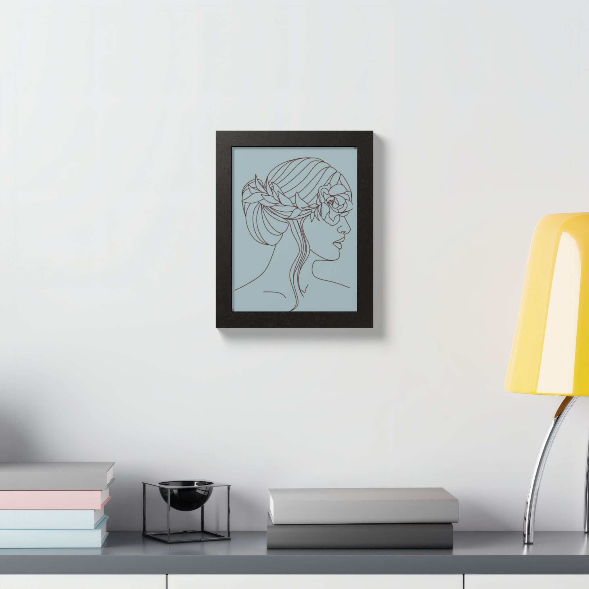 Multi-Color Framed Poster | Abstract Wall Art, Boho Home Decor | Pattern 5