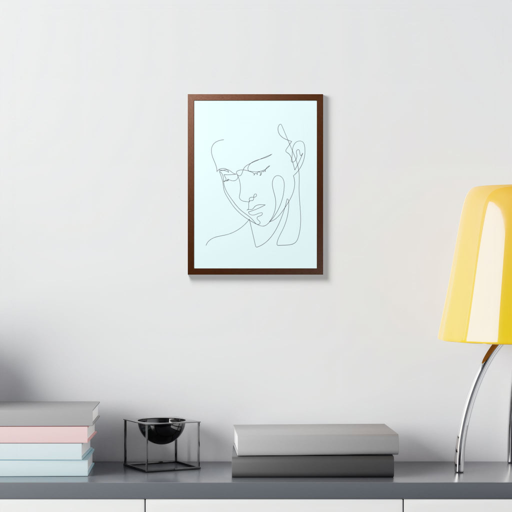 Multi-Color Framed Poster | Abstract Wall Art, Boho Home Decor | Pattern 8
