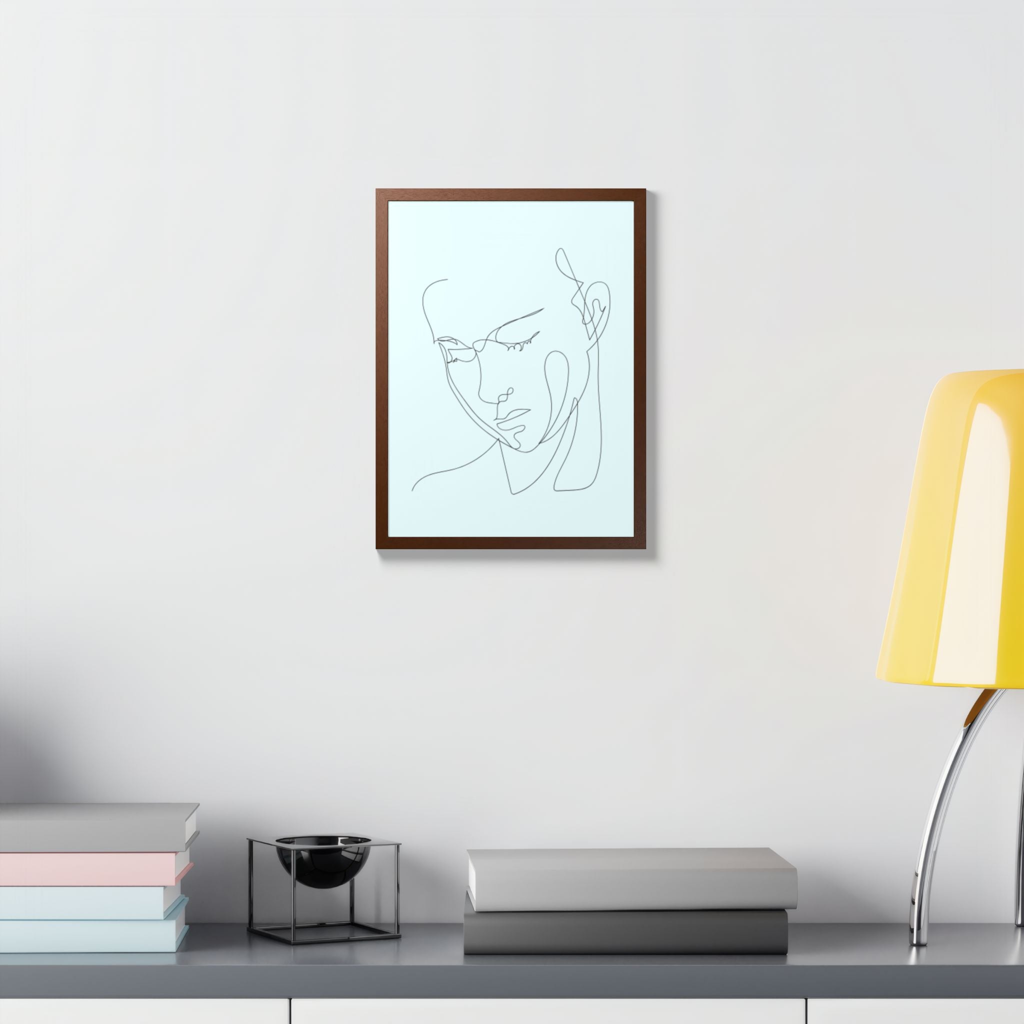 Multi-Color Framed Poster | Abstract Wall Art, Boho Home Decor | Pattern 8