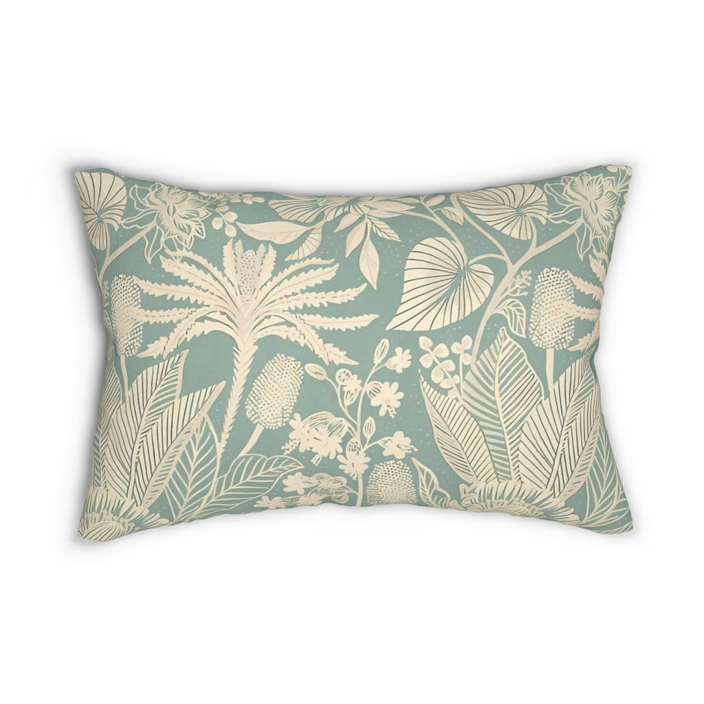 Lounge Pillow, Throw Pillow with Fillers/Insert ( Single Piece) : Pewter Green