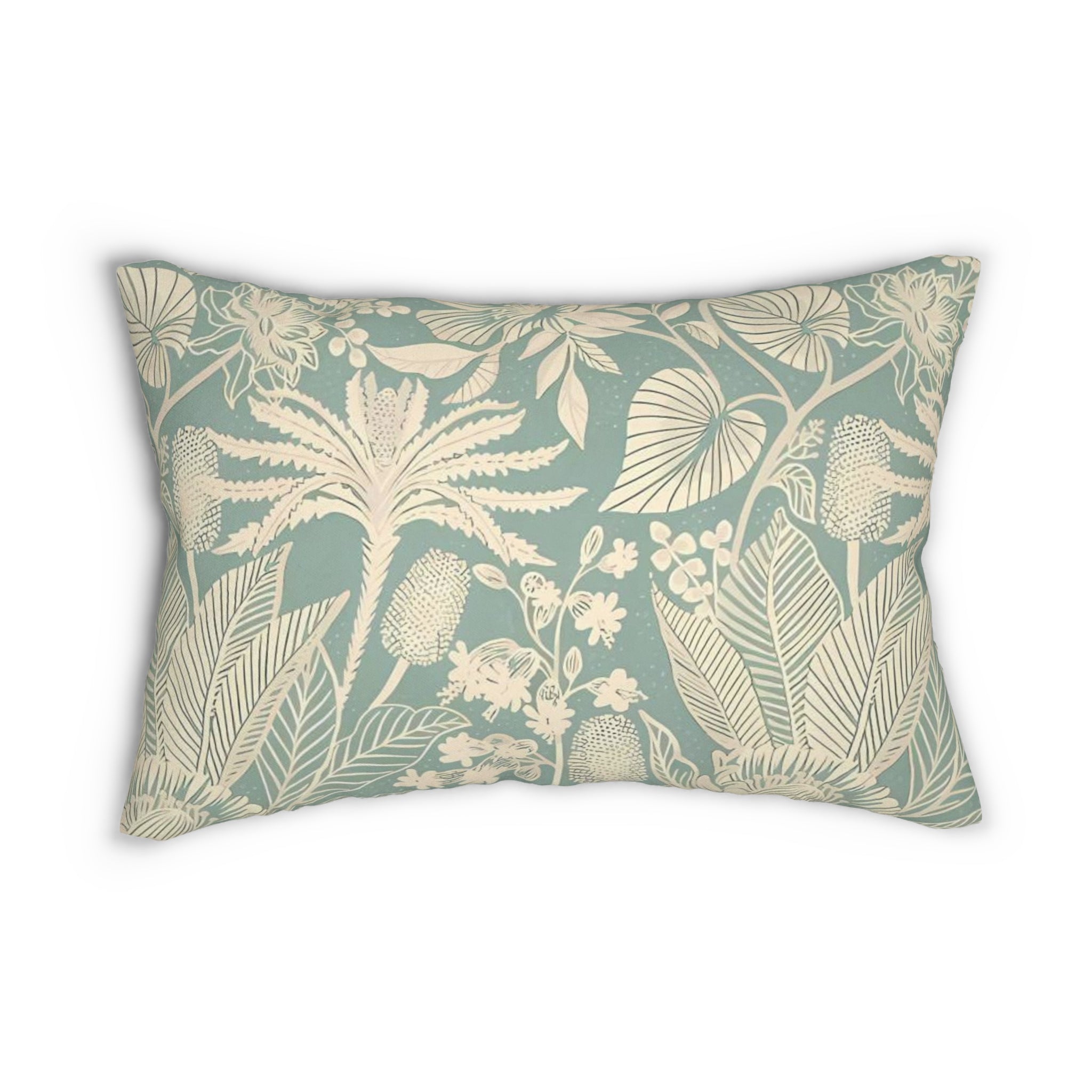 Lounge Pillow, Throw Pillow with Fillers/Insert ( Single Piece) : Pewter Green