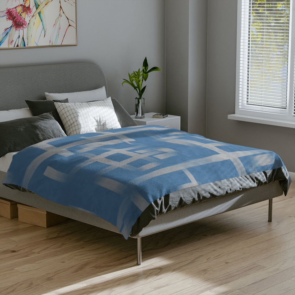 Microfiber Blanket | Soft Throw for Home Decor - Blue