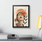 Multi-Color Framed Poster | Abstract Wall Art, Boho Home Decor | Pattern 10 - SnugLiving