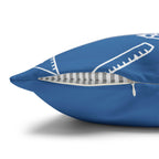 Cushion Cover, Throw pillow Case for Couch (Single Piece) : Azure - SnugLiving