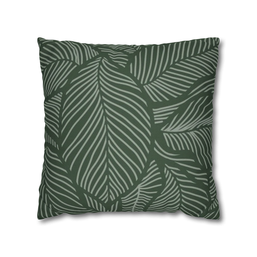 Cushion Cover, Throw pillow Case for Couch ( Single Piece) : Emerald Green