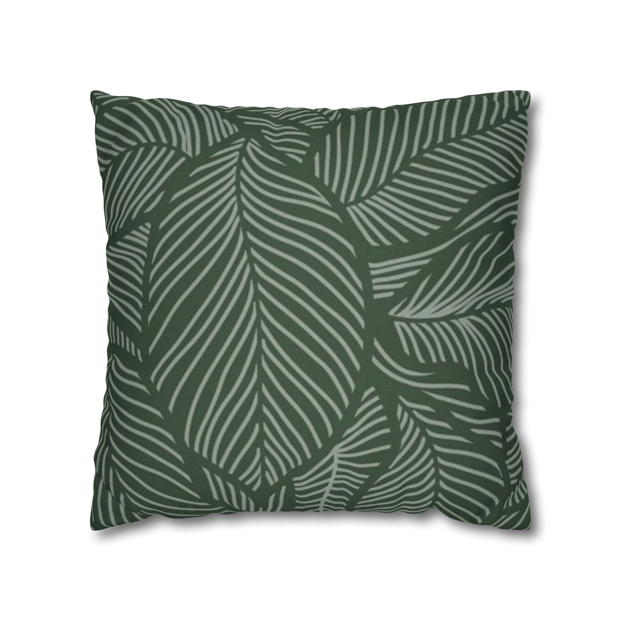 Cushion Cover, Throw pillow Case for Couch ( Single Piece) : Emerald Green