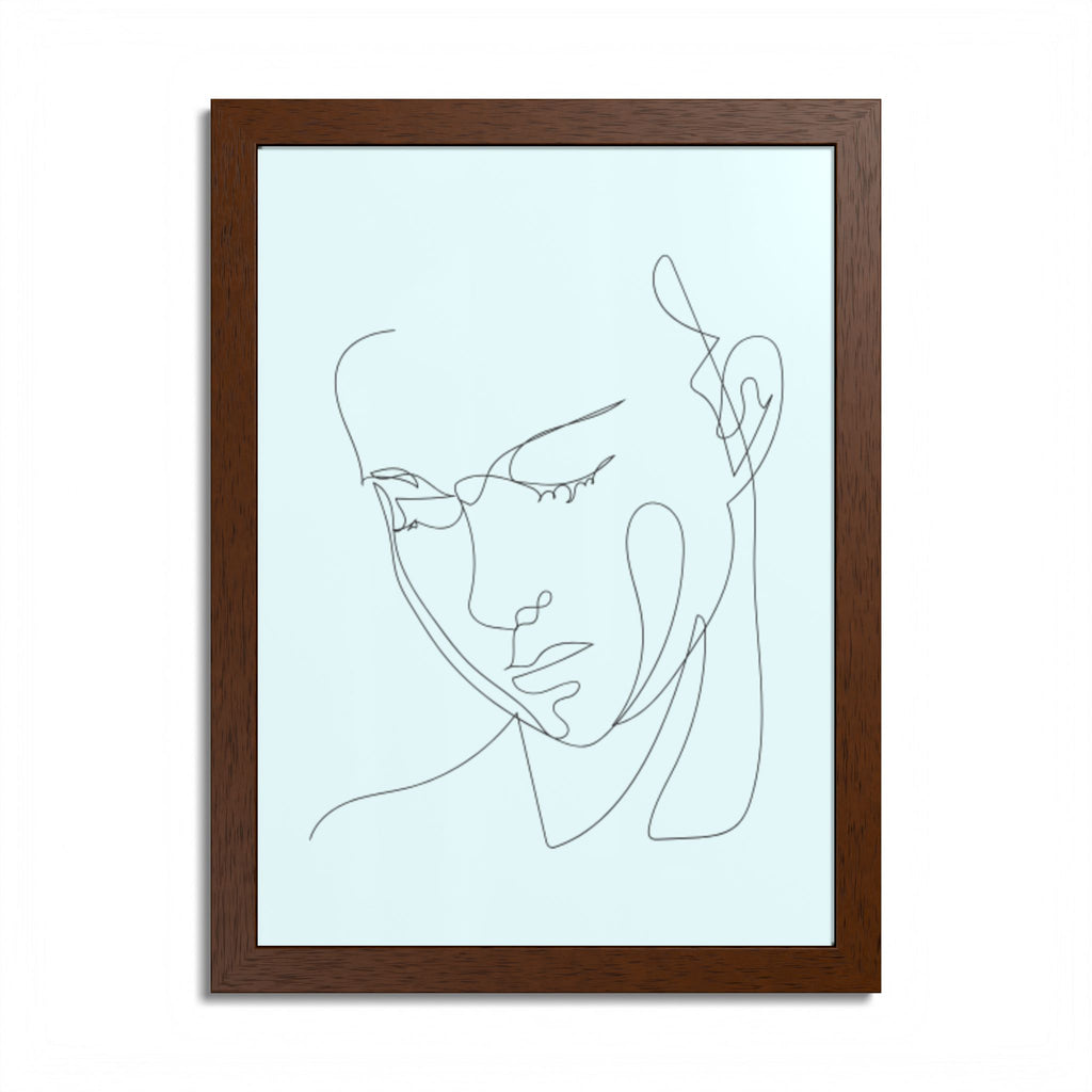 Multi-Color Framed Poster | Abstract Wall Art, Boho Home Decor | Pattern 8