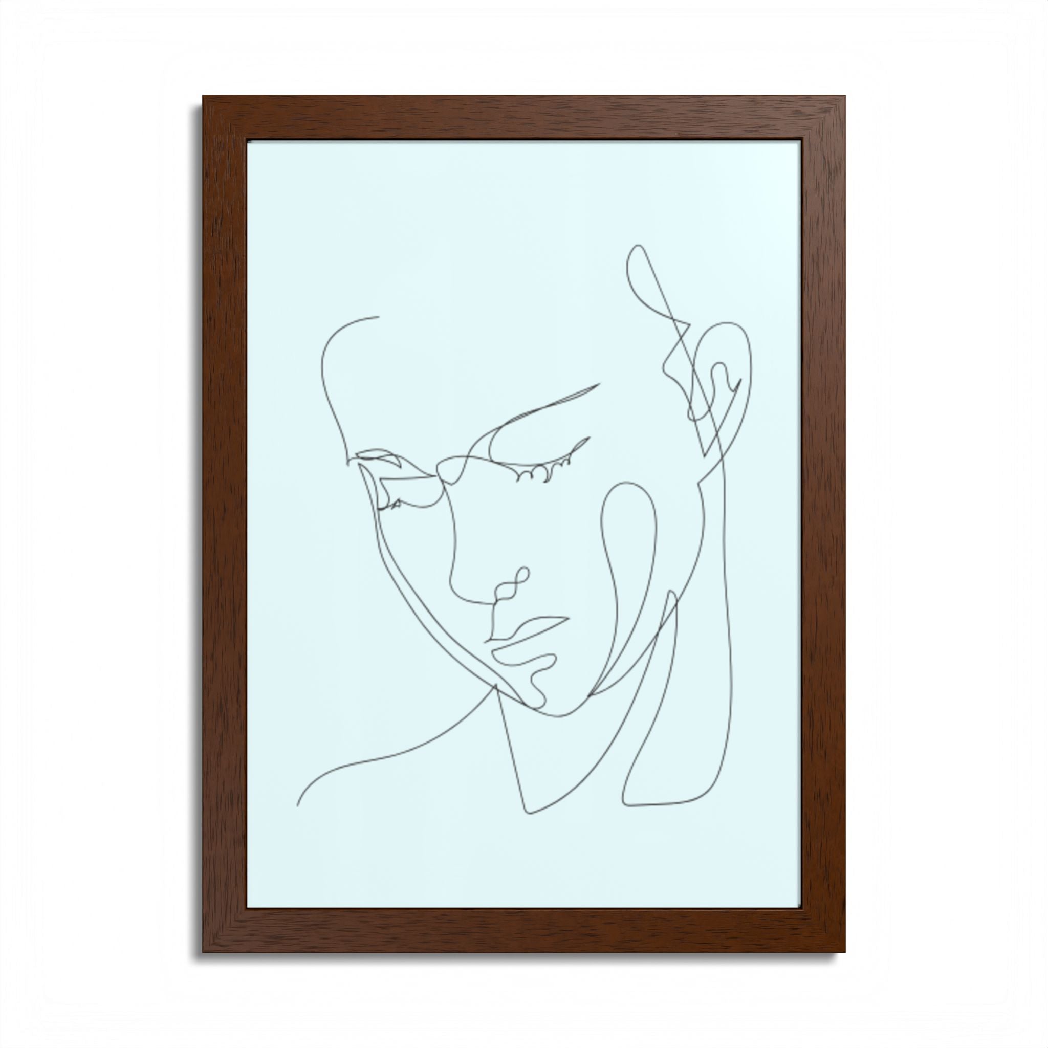 Multi-Color Framed Poster | Abstract Wall Art, Boho Home Decor | Pattern 8