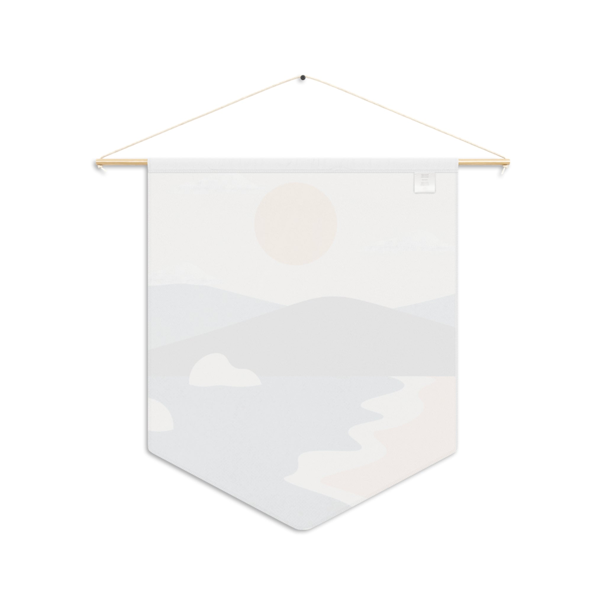 Pennant Flag/Wall Art for Home Decor - Beach Scene