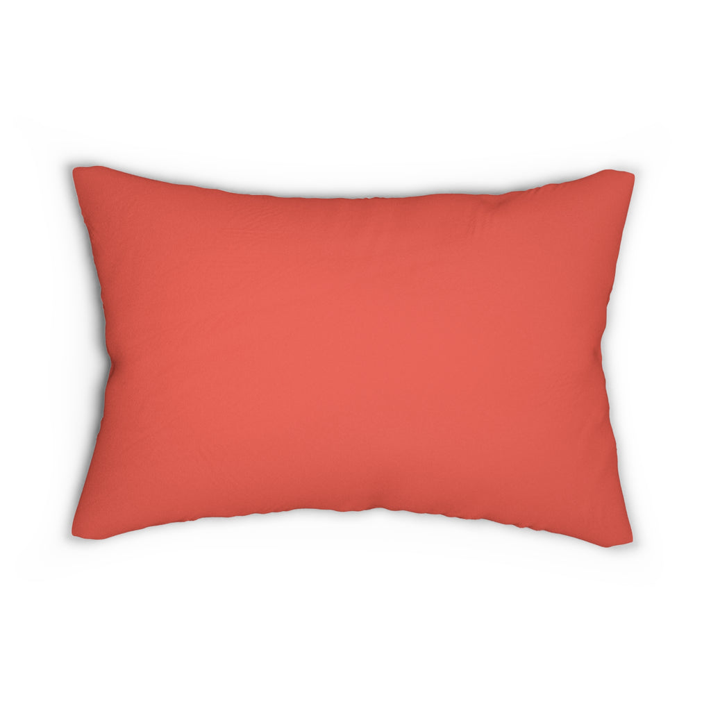 Lounge Pillow, Throw Pillow with Fillers/Insert (Single Piece) : Red Abstract