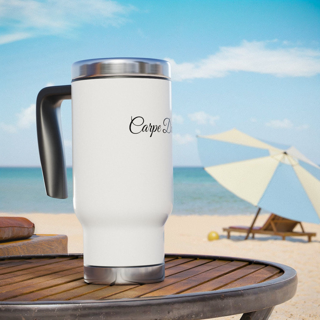 Travel Mug, 14oz Stainless Steel Coffee Tumbler - SnugLiving