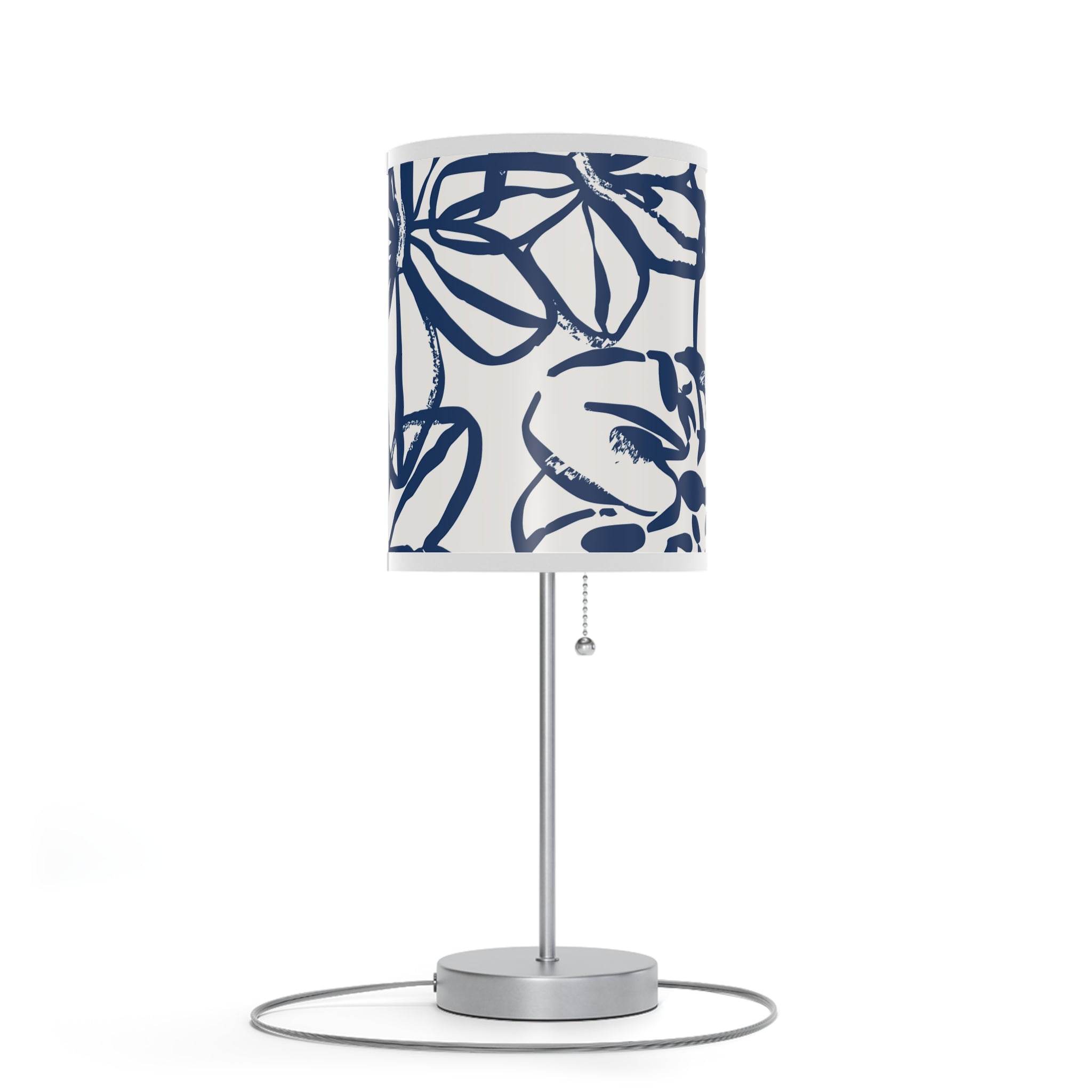 Elegant Floral Table Lamp for Living & Bedroom - Shade SLTL01 - SnugLiving