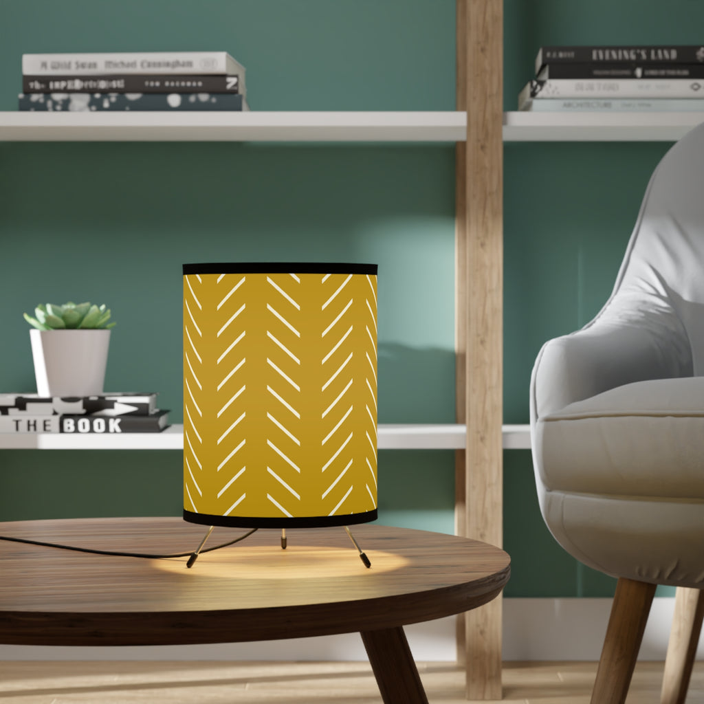 Tripod Lamp with High-Res Printed Shade, US\CA plug - Shade SLL06