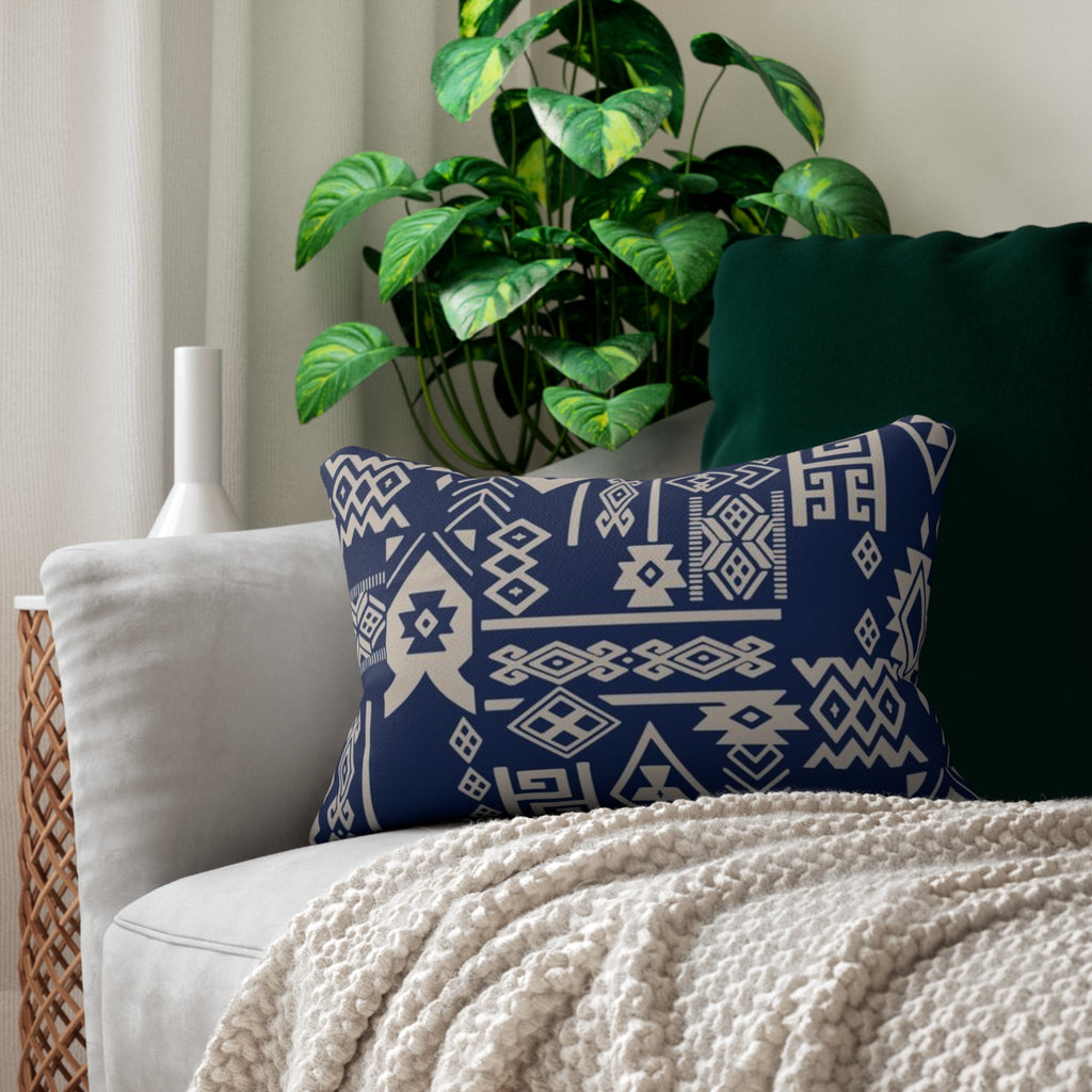 Lounge Pillow, Throw Pillow with Fillers/Insert (Single Piece) : Deep Blue