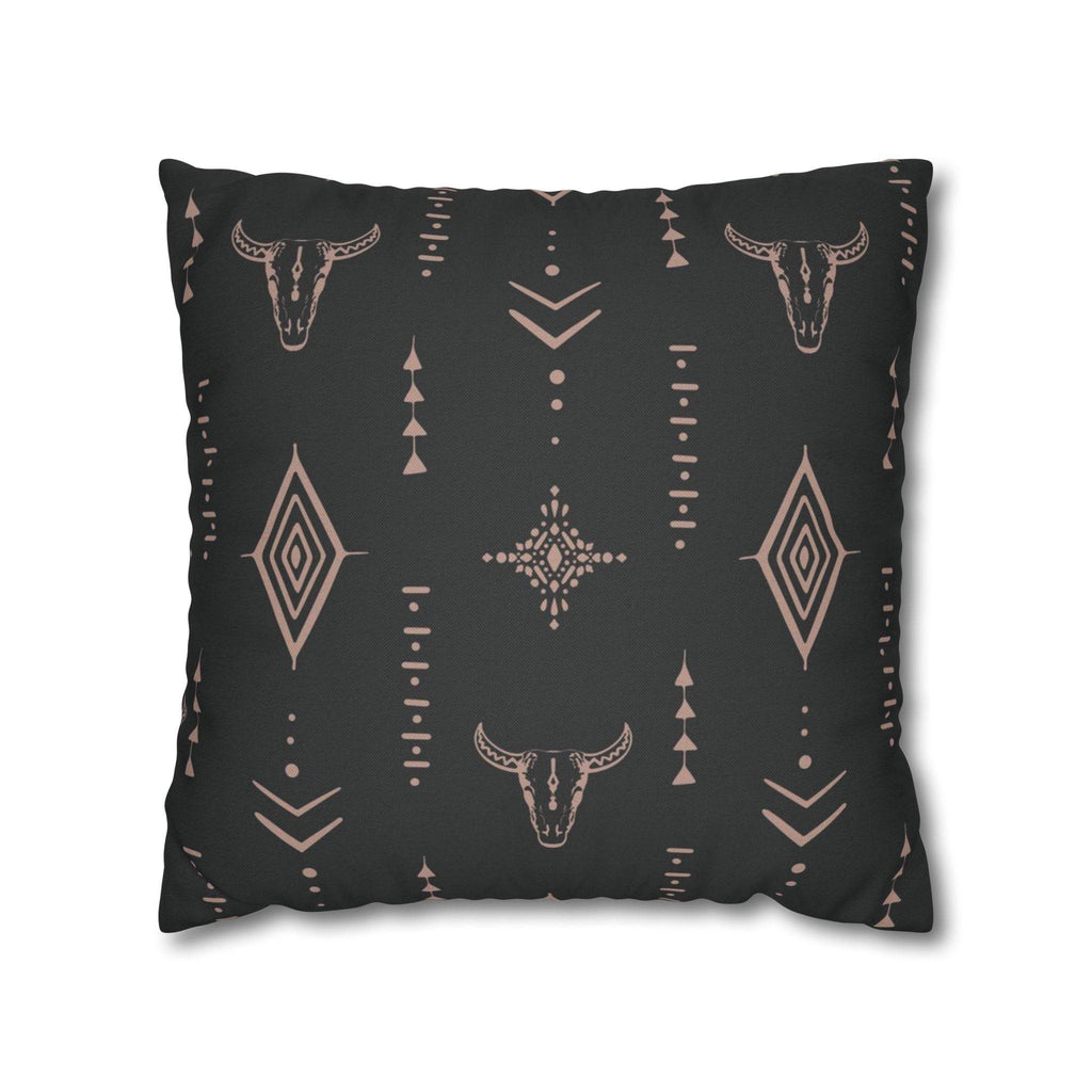 Cushion Cover, Throw pillow Case for Couch ( Single Piece) : Charcoal Black - SnugLiving