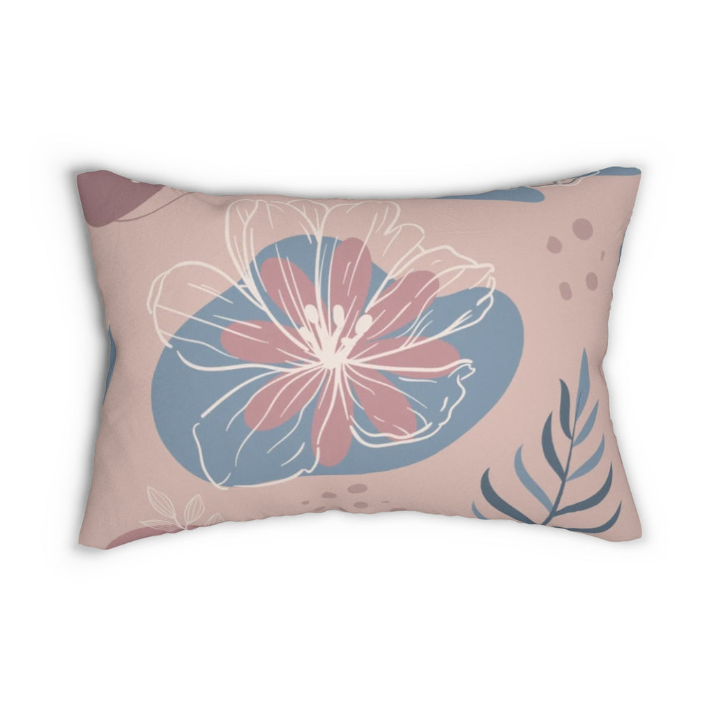 Lounge Pillow, Throw Pillow with Fillers/Insert (Single Piece) : Pastel Grey Orange