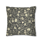 Two Way Cushion Cover, Throw pillow Case for Couch (Single Piece) : Charcoal - SnugLiving