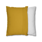 Cushion Cover, Throw pillow Case for Couch (Single Piece) : Yellow Pattern - SnugLiving