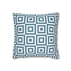 Cushion Cover, Throw pillow Case for Couch (Single Piece): Patterned Grey Azure - SnugLiving