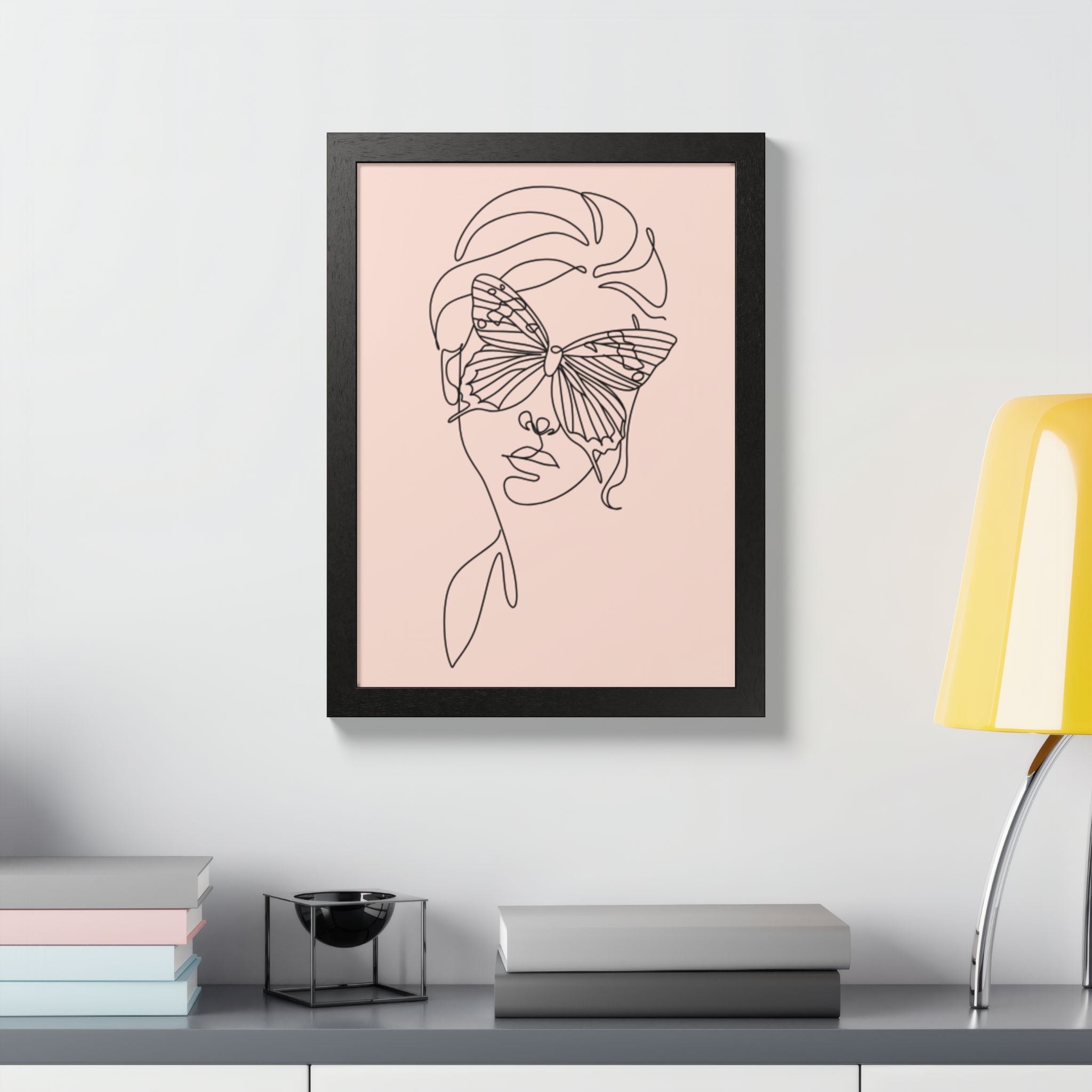 Multi-Color Framed Poster | Abstract Wall Art, Boho Home Decor | Pattern 7