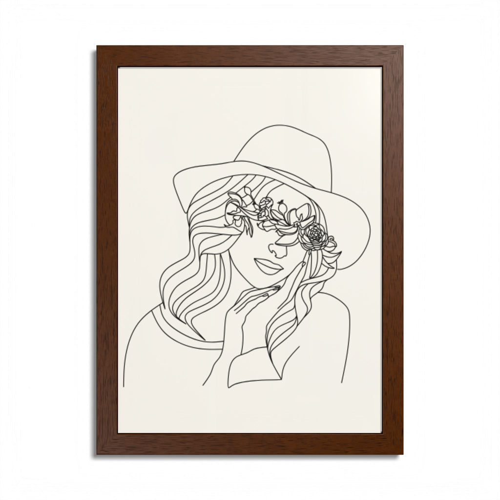 Multi-Color Framed Poster | Abstract Wall Art, Boho Home Decor | Pattern 4