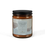 Coconut Cream & Cardamom Scented Candle, Aromatic Glass Candle | SnugLiving - SnugLiving
